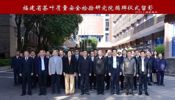 关于福建省茶叶质量安全检验研究院在福州揭牌的消息(2)