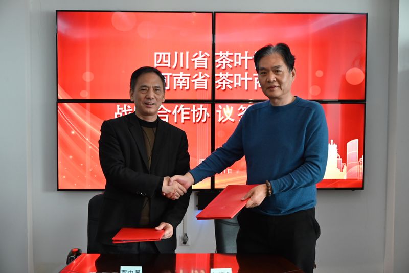 关于四川省茶叶行业协会与河南茶叶商会、陕西省茶文化研究会签订友好战略协议的相关内容(4)