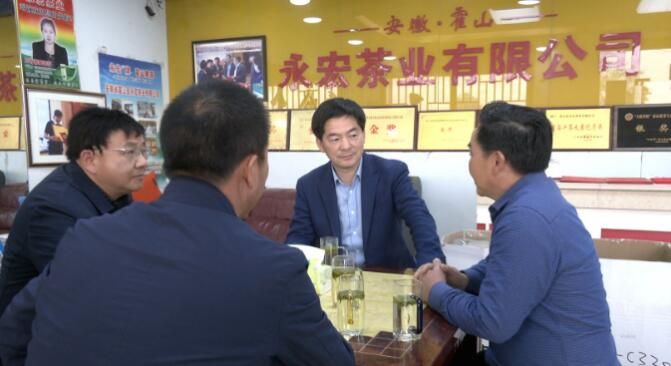 有关于罗文调研霍山县茶产业发展情况的消息(2)