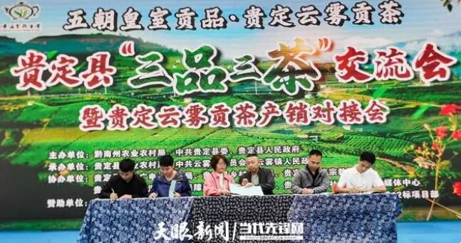 关于贵定县“三品三茶”交流会暨贵定云雾贡茶产销对接会在云雾镇隆重举行的资讯(10)