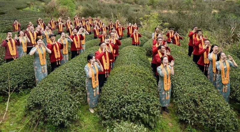 有关于“喊山祭茶” 青年茶人努力传承和弘扬武夷茶文化 感恩大自然的馈赠的新闻(8)