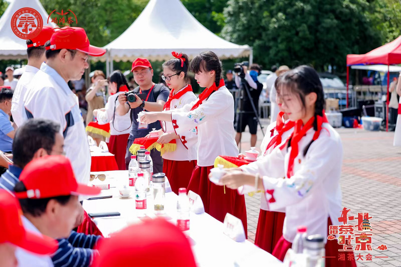 有关于“挑担茶叶上北京—湘茶大会”在长沙橘子洲举行的相关信息(25)