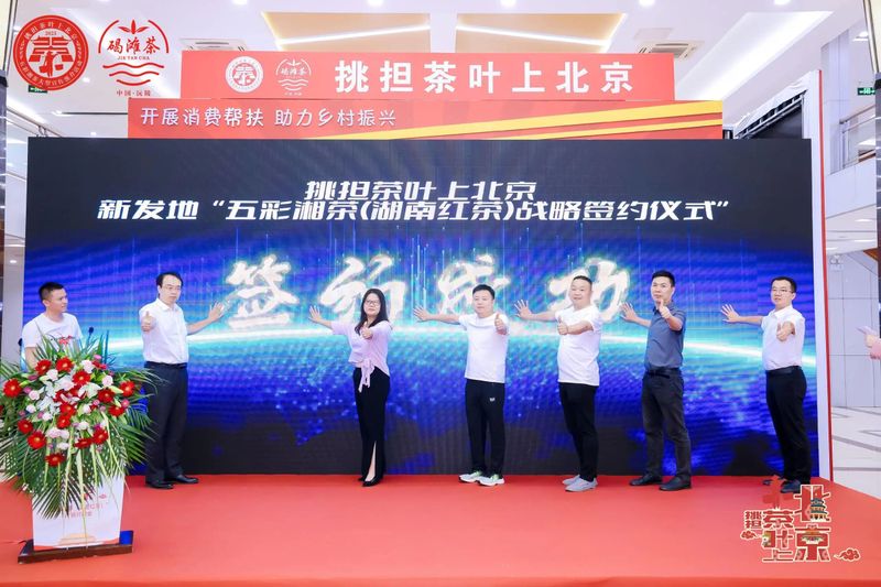 关于“五彩湘茶”香茗动京城 叩开北京茶叶市场大门“以茶为桥”连接湖南北京新商贸 “以茶之名”步入守正创新新航道的信息(4)