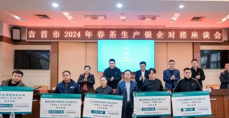 关于吉首市2024年春茶生产银企对接座谈会顺利召开的信息(1)
