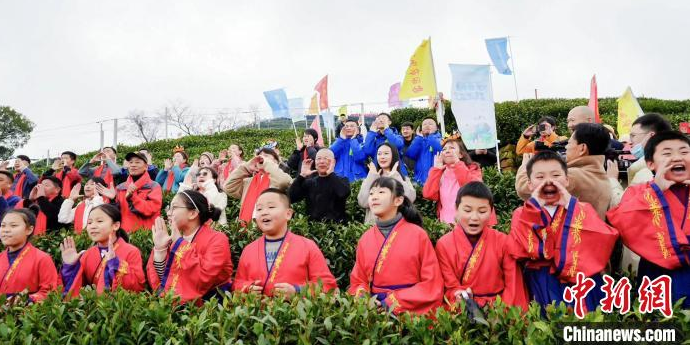 关于杭州西湖翁家山“喊山祈福” 吸引国际友人体验茶文化的信息