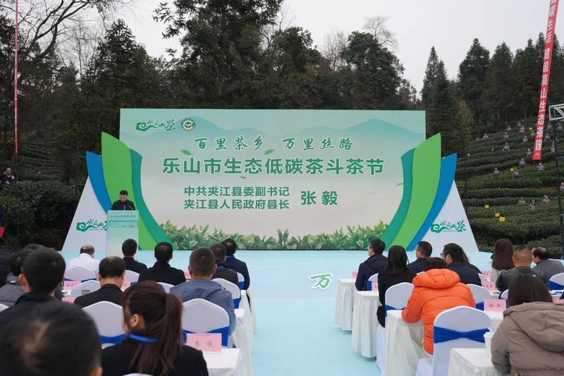 有关于采茶、制茶、斗茶……夹江全国生态低碳茶示范基地好热闹！的新闻(6)