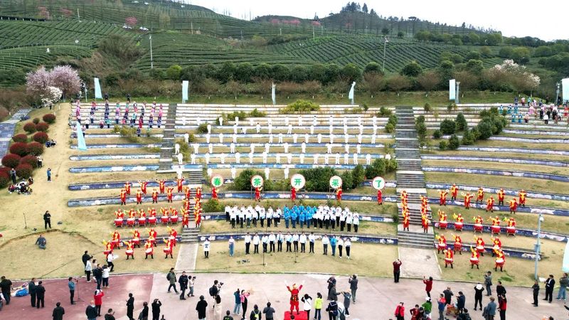 关于2024年遵义市“春赏花采茶”主题游启动仪式暨湄潭县春茶开采活动举行的消息(2)
