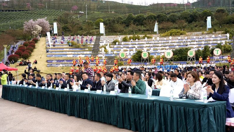 关于2024年遵义市“春赏花采茶”主题游启动仪式暨湄潭县春茶开采活动举行的消息(1)