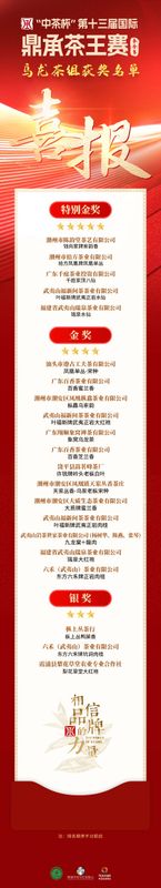 关于中茶杯第十三届鼎承茶王赛·春季赛成绩新鲜出炉!的相关内容(10)