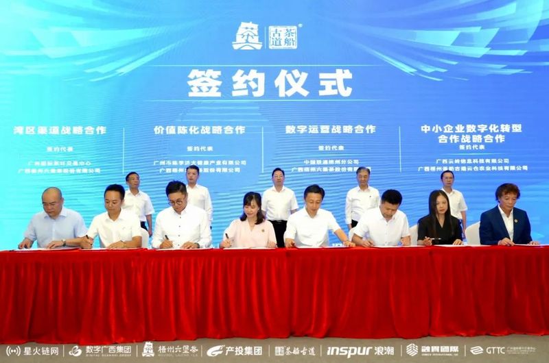 有关于梧州传统茶叶交易搭上大数据快车 梧州六堡茶数字化平台暨梧州六堡茶启航计划正式启动的信息(1)