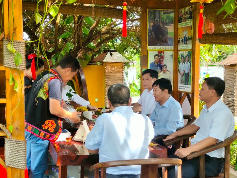 有关于海南省长刘小明莅临我会会员单位五里路有机茶园调研茶产业乡村振兴的相关信息(5)