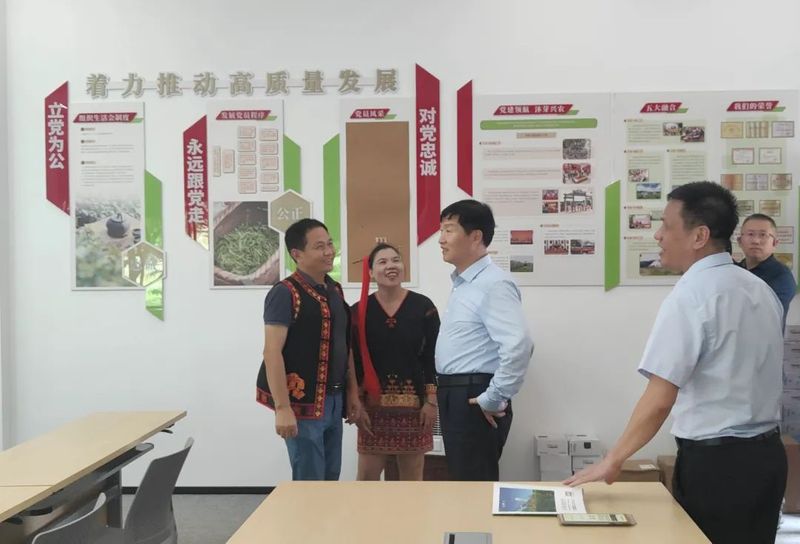 有关于海南省长刘小明莅临我会会员单位五里路有机茶园调研茶产业乡村振兴的相关信息(6)