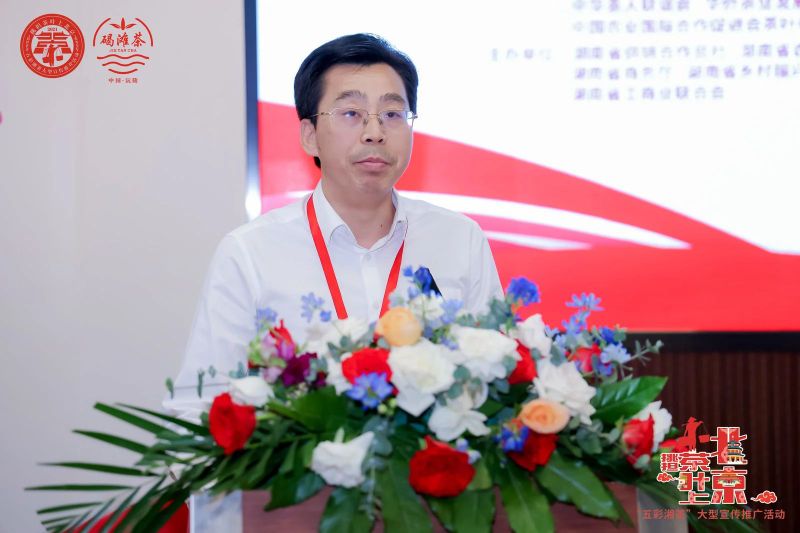 关于乡村振兴 五彩茶香“挑担茶叶上北京” 五彩湘茶竞艳京城——沅陵碣滩茶品牌专场推介会 五彩湘茶品牌推介会在北京展览馆举(5)