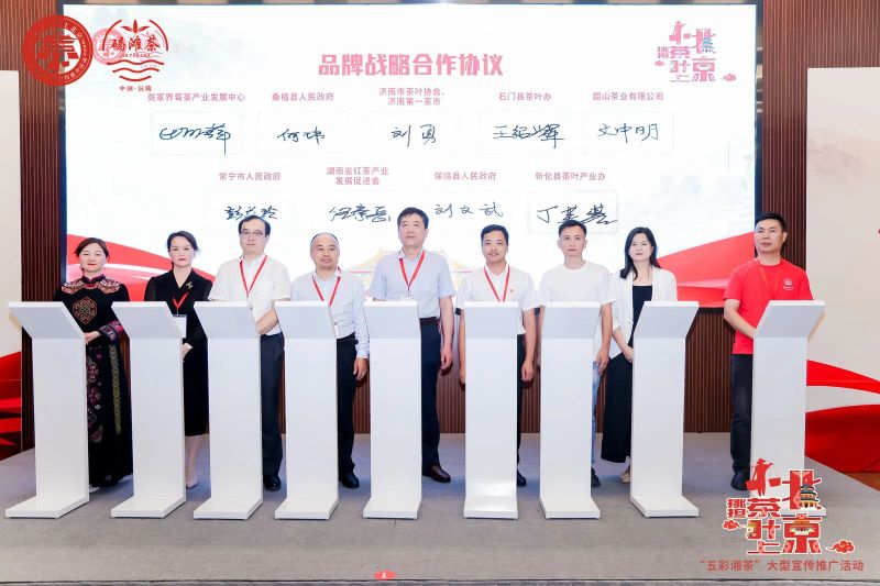 关于乡村振兴 五彩茶香“挑担茶叶上北京” 五彩湘茶竞艳京城——沅陵碣滩茶品牌专场推介会 五彩湘茶品牌推介会在北京展览馆举(12)