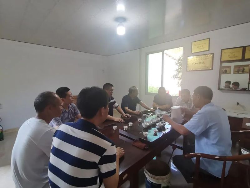 有关于南平市海峡茶业交流协会到小松调研茶产业发展情况的信息(1)