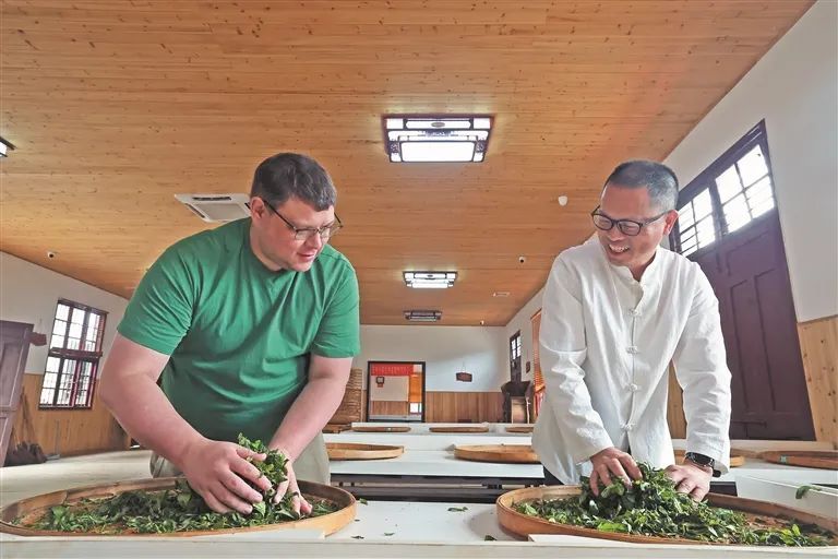 有关于美国小伙学做坦洋工夫茶的最新消息