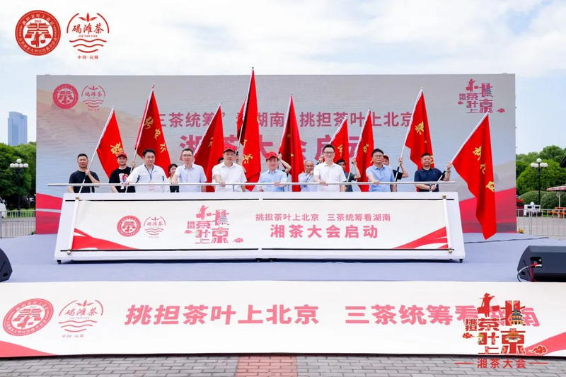 关于湖南“挑担茶叶上北京—湘茶大会”在长沙橘子洲举行的消息(8)