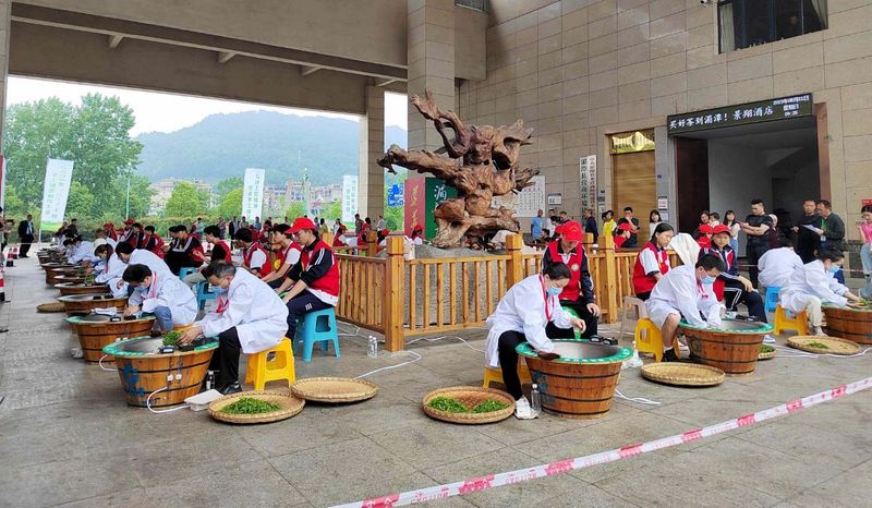有关于“5·21”国际茶日，“湄潭翠芽杯”手工绿茶制作大赛举行的新闻(1)