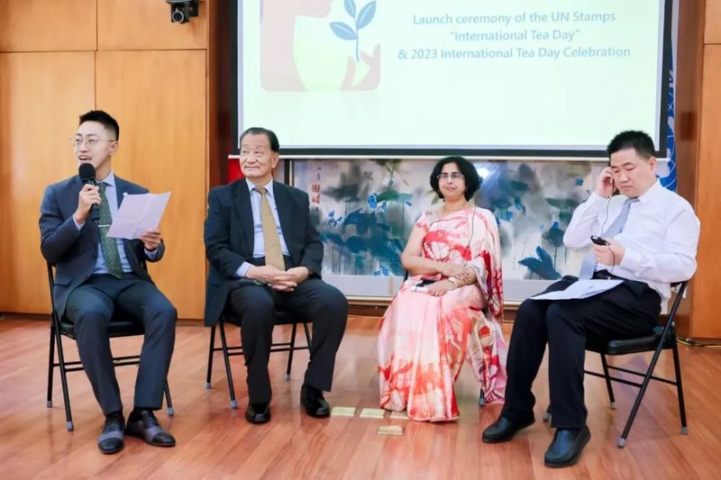 关于联合国邮票《 国际茶日》发行仪式暨2023年国际茶日庆祝活动在京举行的相关内容(5)