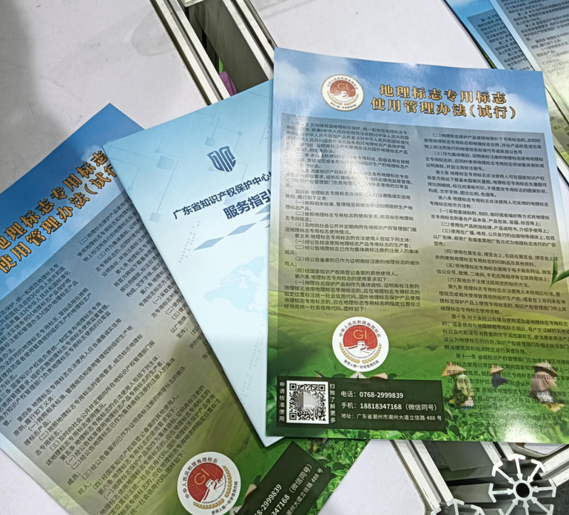 关于加强“凤凰单丛（枞）茶”地理标志保护 助力潮州工夫茶产业高质量发展的新闻(1)