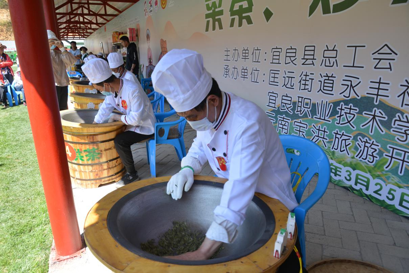 有关于宜良县举办2023年职工技能竞赛启动仪式暨宝洪茶采茶、炒茶技艺大赛的相关内容(6)