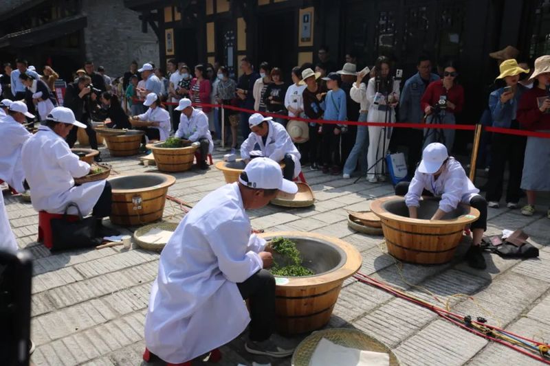 有关于2023年汉中市手工制茶技能大赛在勉县举行的新闻(2)