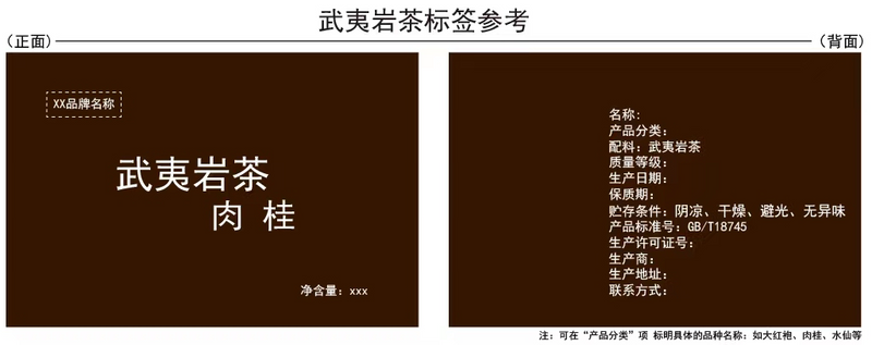 关于武夷岩茶、武夷红茶标识常见问题整理及规范提示的资讯