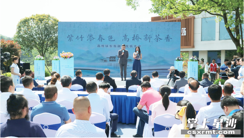 关于“紫竹添春色 高桥新茶香”——长沙县高桥镇农旅融合发展大会召开的信息