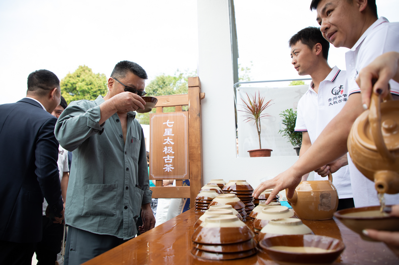 关于首届贵州古茶文化节今日在毕节市七星关区开幕，翟虎渠会长出席并致辞的信息(7)