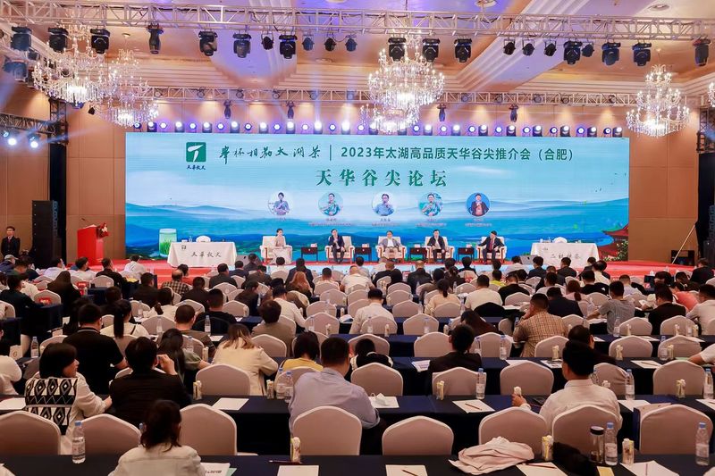 有关于举杯相劝太湖茶!2023年太湖高品质天华谷尖推介会今日在合肥成功举办的信息(1)