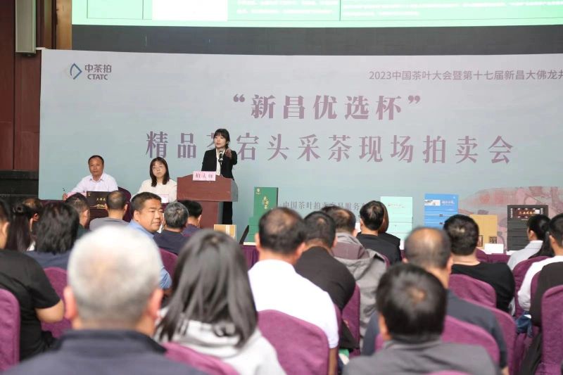 关于寻茶：“新昌优选杯”精品茶宕头采茶现场拍卖会在新昌圆满落槌的新闻(9)