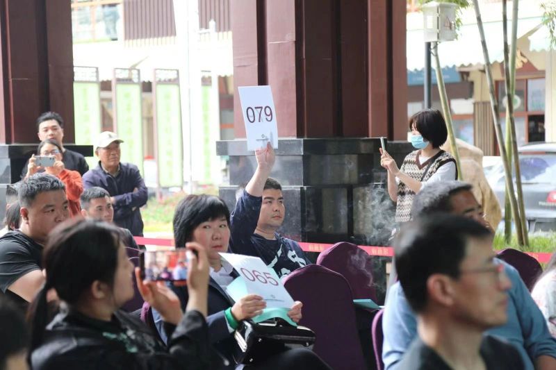 关于寻茶：“新昌优选杯”精品茶宕头采茶现场拍卖会在新昌圆满落槌的新闻(8)