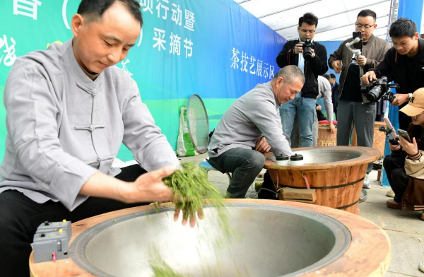 有关于安徽省春茶地理标志保护专项行动暨第十二届泾县兰香（汀溪）采摘节启动仪式举行的新闻(1)