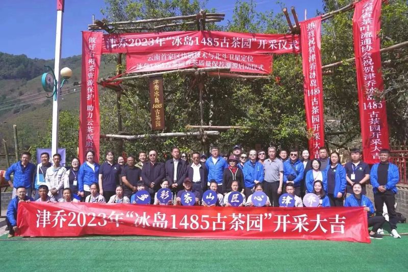 关于冰岛1485古茶园”开采仪式暨云南首家区块链技术与北斗卫星定位春茶质量保荐溯源启动仪式在双江县冰岛老寨举行的消息