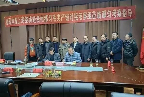 关于上海市茶协应邀组团赴贵州都匀考察的最新消息