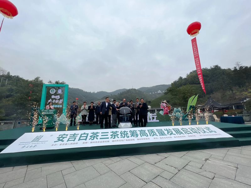 关于“天下共茗 共富同行”安吉白茶三茶统筹高质量发展启动仪式在宋茗茶博园举行的内容(16)
