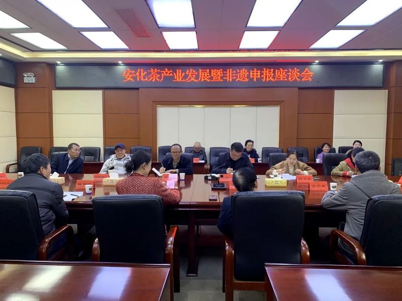 关于谭仲池到安化县调研茶产业发展暨非遗申报工作的信息(2)