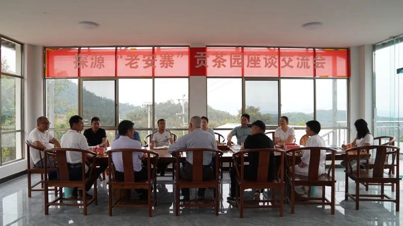 关于探源“老安寨”贡茶园座谈交流会在茨竹林村老安寨专业合作社召开的相关信息(4)