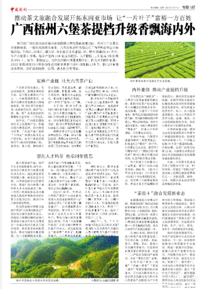 有关于多家央媒、区媒关注梧州六堡茶的信息