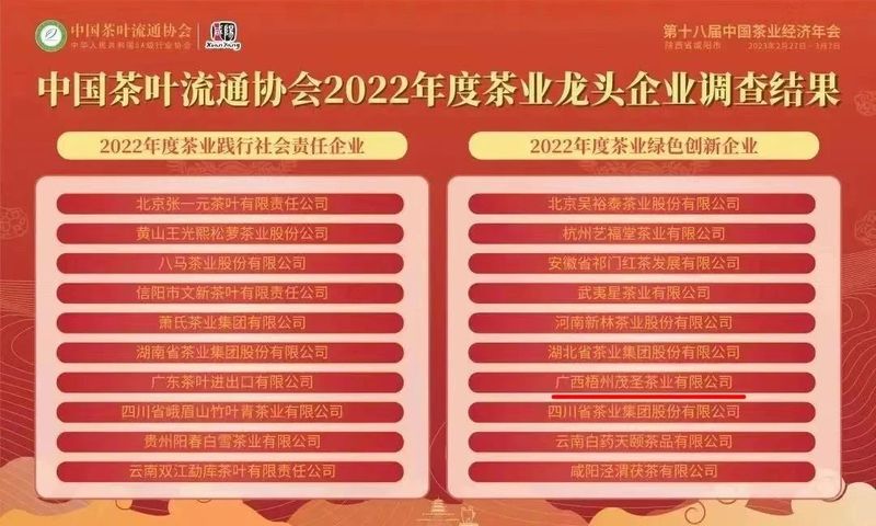 关于第十八届中国茶业经济年会盛大开幕，梧州六堡茶载誉而归的相关信息(4)