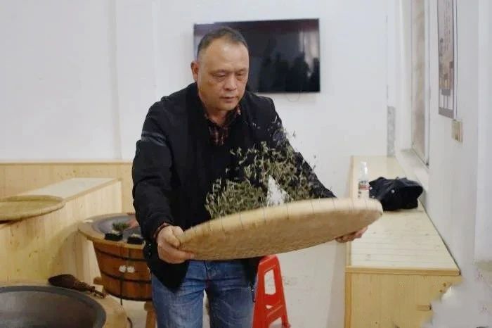 关于广西华侨农场早春茶开采 民众体验炒茶乐趣的最新消息(2)