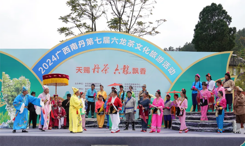 关于歌声悠扬 茶韵飘香！南丹第七届六龙茶文化旅游活动开幕的内容(11)