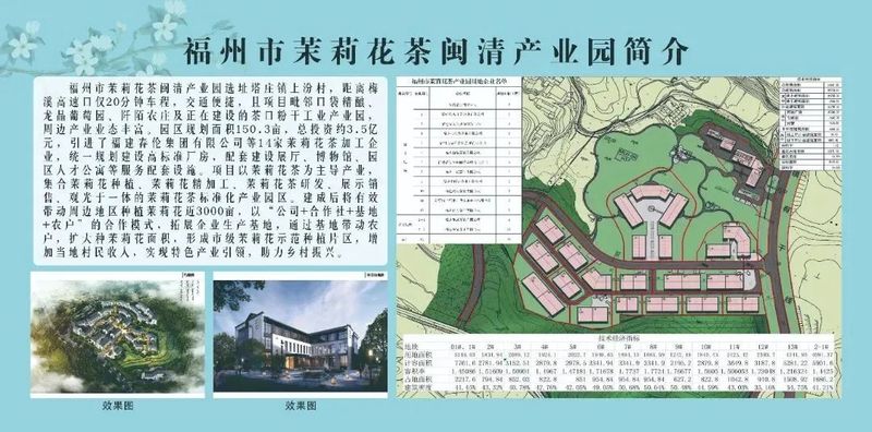 关于13家茶企落户闽清塔庄，共同打造茉莉花茶产业示范园区的资讯(1)